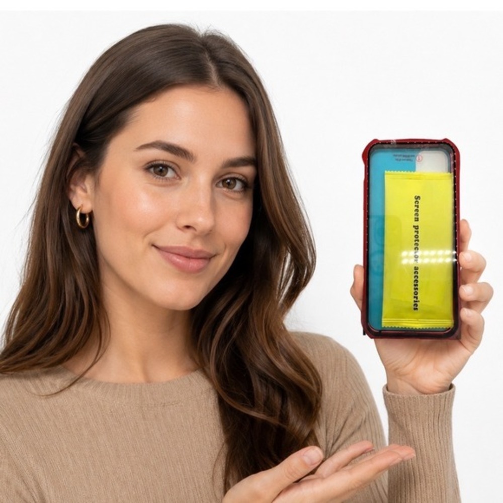 RAYOO Magnetic Case iPhone 11 Pro Max Red Clear 360 Full Body Protection 27-11